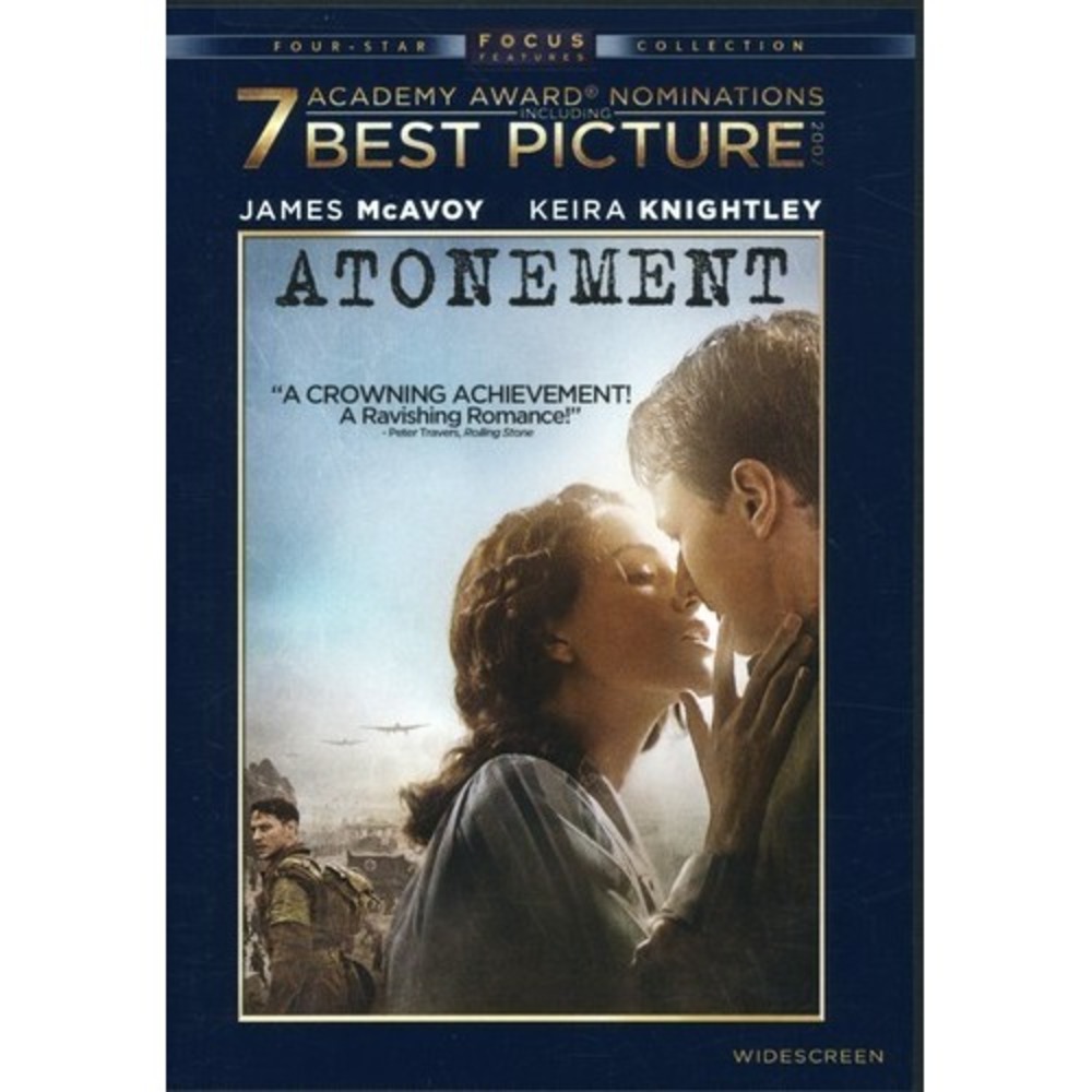 Atonement DVD 2008 Widescreen Keira Knightley Focus Features New Sealed